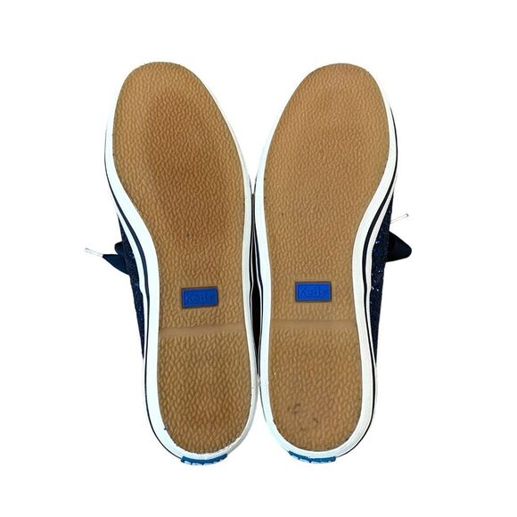 Kate Spade x Keds Glitter Low Top Sneaker Navy Blue Women’s US Size 6.5 - Picture 5 of 8